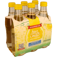 Água com gás limão Amanhecer 6x25cl