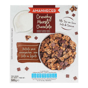 Cereais Crunchy Muesli Choc. Amanhecer 500gr