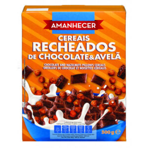 Cereais Recheados Choc. & Avelã Amanhecer 500gr